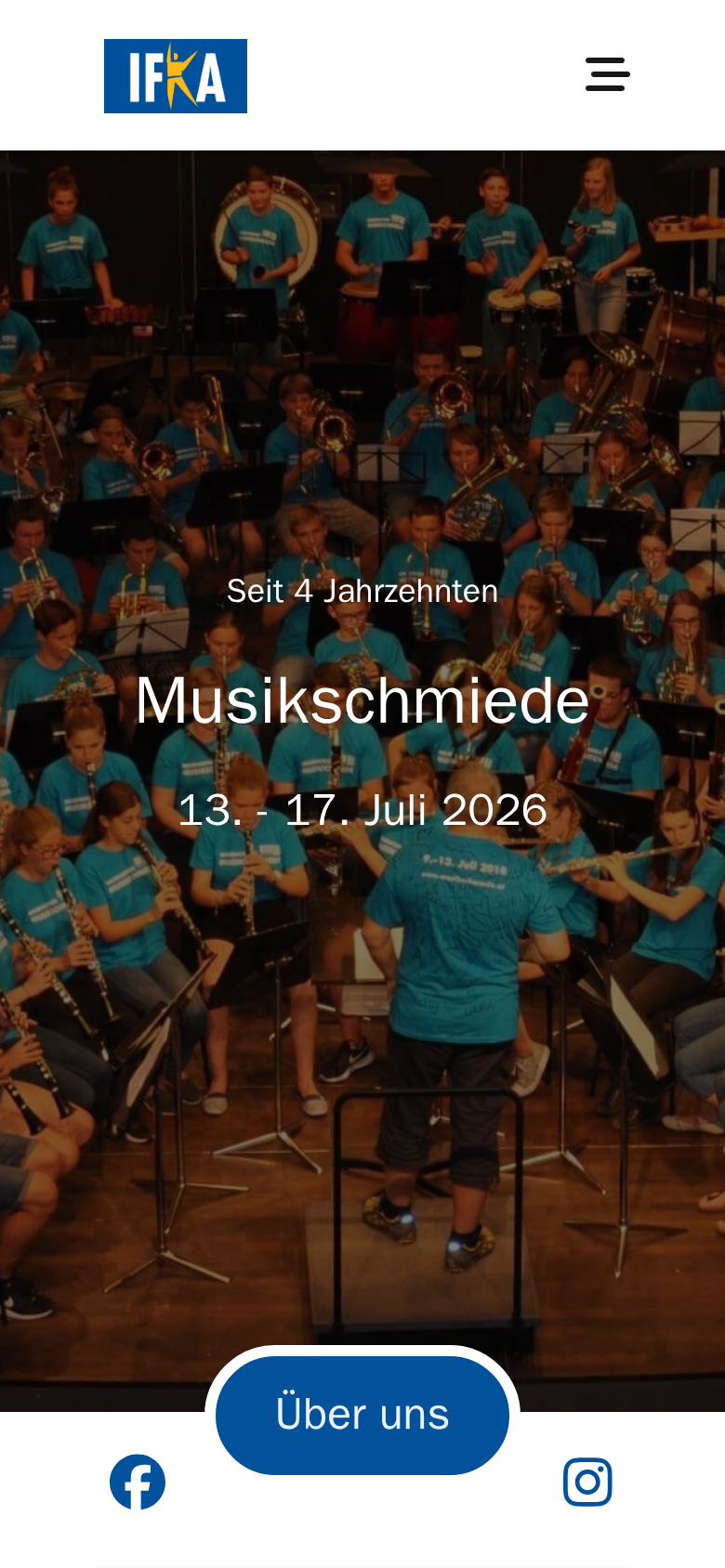 Musikschmiede, Smartphone-Ansicht